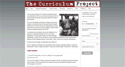 Desktop Screenshot of curriculumproject.org
