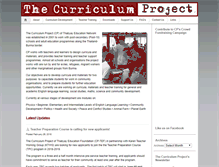 Tablet Screenshot of curriculumproject.org